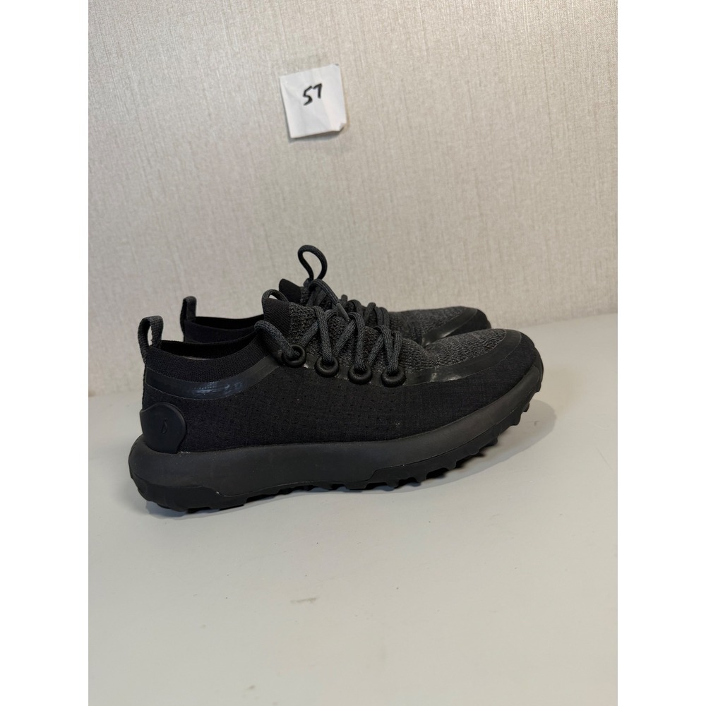 Allbirds Trail Runners SWT Black Sustainable Performance Sneakers Mens 8 EU 41